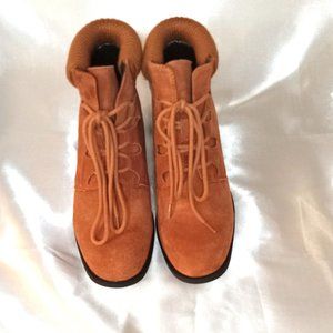 Suede Ankle Boots, Size 8M, Casual Wear